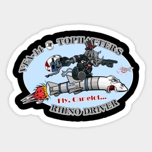 Tophatters Rhino Nose Art Sticker